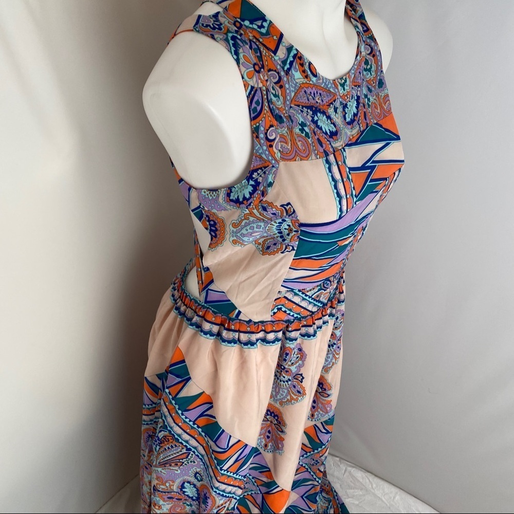 Lovers and Friends Kitty Cat Blush Scarf multicolor maxi dress - Picture 5 of 14